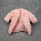 Vintage Barbie Doll Coat Collection Pink Faux Fur Coat Fashion Pack #68650