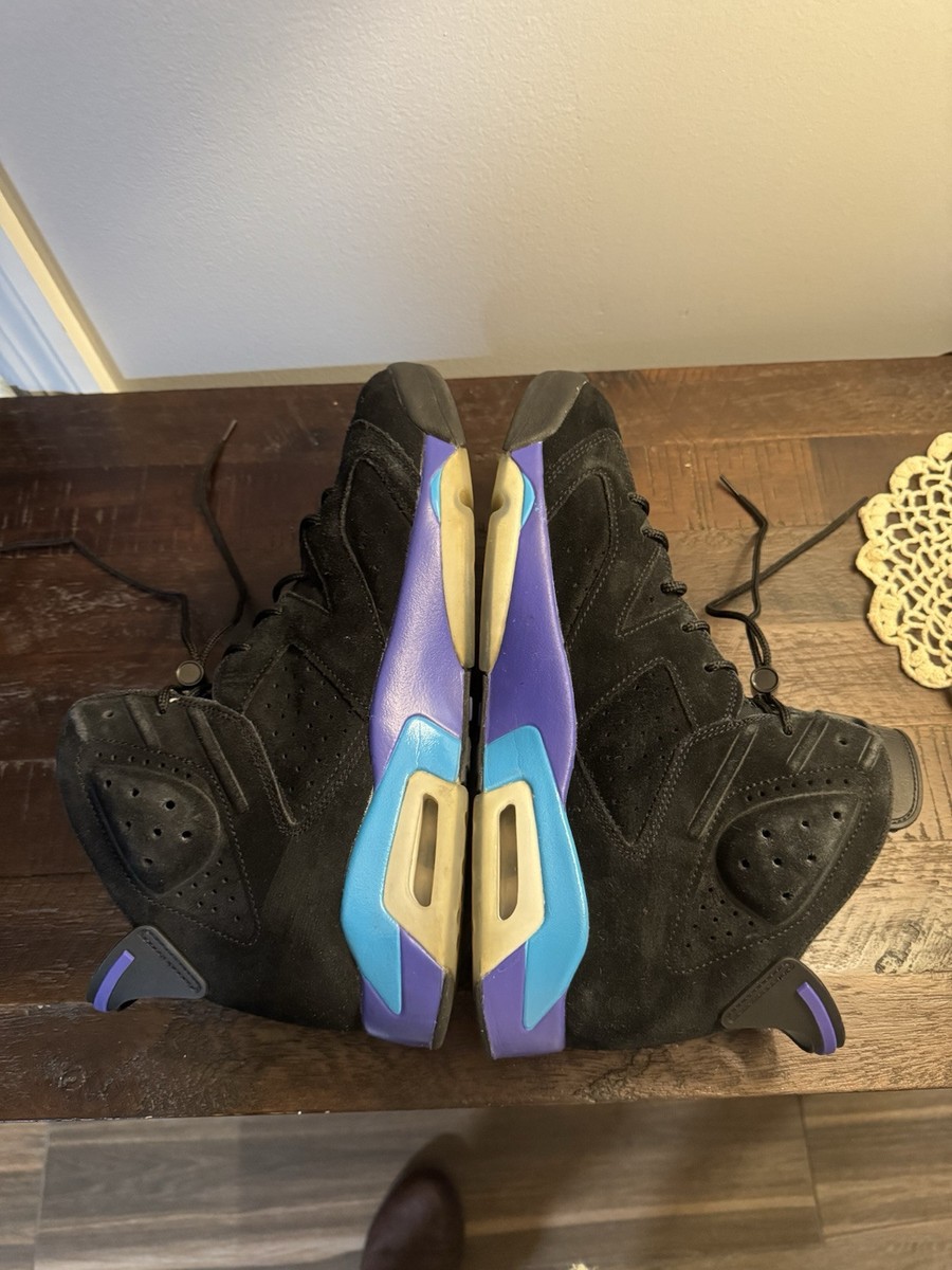 Size 11.5 - Air Jordan 6 Retro Aqua Black/Blue/Purple CT8529  display picture 1