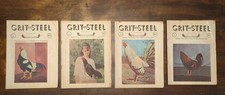  VINTAGE "GRIT AND STEEL" POULTRY MAGAZINES 1963 11 ISSUES Free Shipping 
