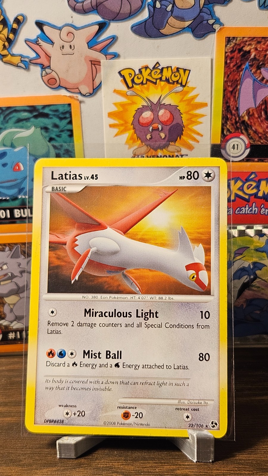 Latias 22/106 Rare Great Encounters Lightly Played Pokemon Card