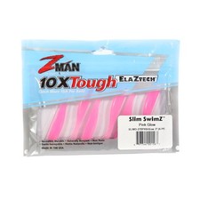 Zman Soft K�der Slim SwimZ 3 Inch 6/Pack Pink Glow (1567)
