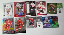 Matthew Tkachuk 2016-17 UD Portraits Rookies Gold /99 + OPC Marquee Red Prism /