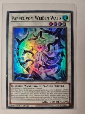 Yu-Gi-Oh! Pappel vom Weißen Wald • ALIN-DE041 • Super Rare • Deutsch • NM - Bild 1 von 3