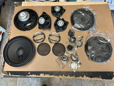 Complete BOSE OEM Porsche 911 997 Audio Speaker Set Made Italy