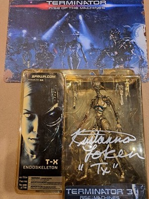 Terminator T-X Unterschrift ''Kristanna Loken ''Mc Farlane 2003