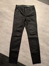 slim fit Chino Hose Gr. 34 blau beschichtet coated mit Knittereffekt ESPRIT