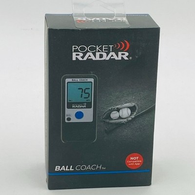 POCKET RADAR PR1000-BC Ball Coach Pro-Level Speed Training Tool BALL SPEED -Case
