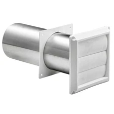 Lambro 290W White Plastic Louvered Vent 3 inch