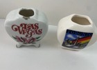 Vintage Souvenir Toothpick Holders - Las Vegas & Toronto - Fine China Lot Of 2 — photo 2