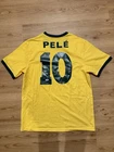 Brazil Pele Authentic Signed Soccer Custom Jersey Autographed PSA DNA