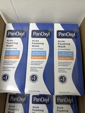 PanOxyl Acne Foaming Wash Benzoyl Peroxide 10%  Antimicrobial, 5.5 Oz