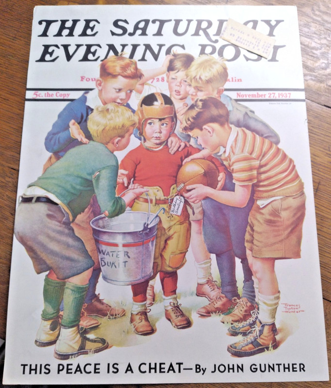 The Saturday Evening Post  - November 27, 1937  - Cover Only 