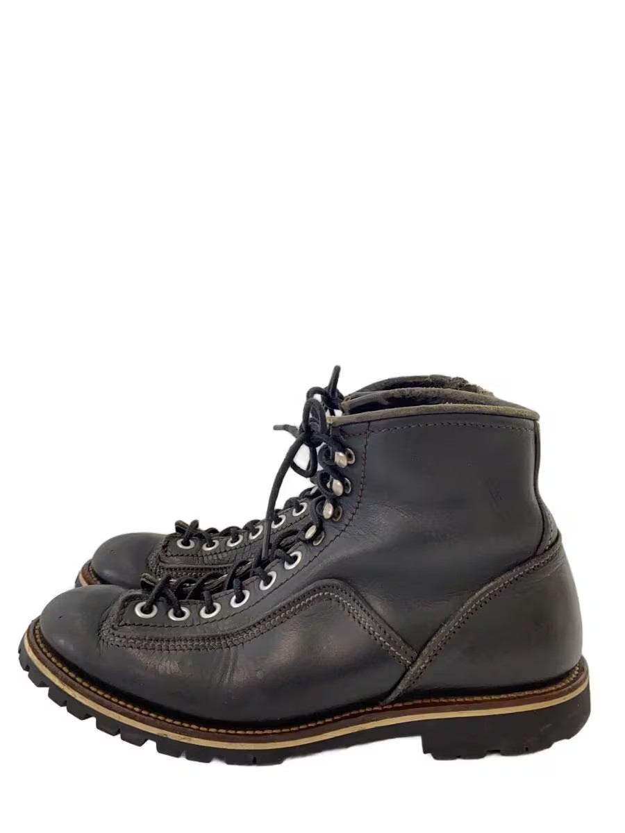 靴 LONE WOLF BOOTS Lone Wolf Boots Lace Up Boots Blk Leather Leather Wear Reduced