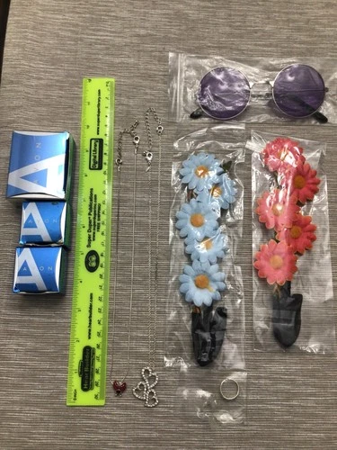 Vintage Avon Jewelry New In Box 2 Necklace “925” Sterling Silver Ring, Hairbands