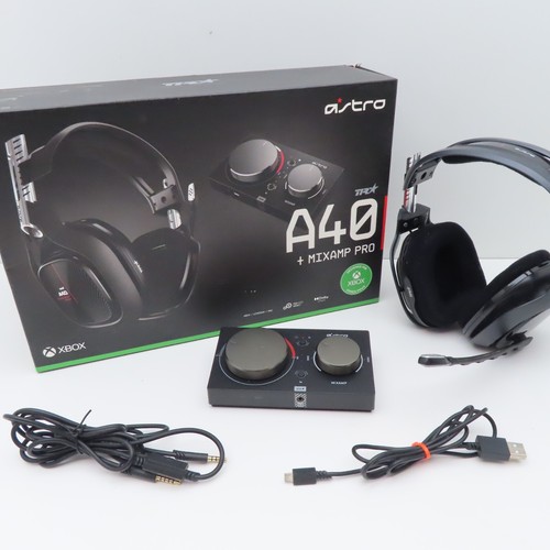 Astro A40 + A00084 Mixamp Pro TR Wired Gaming Headset 939-001658 For Xbox One PC