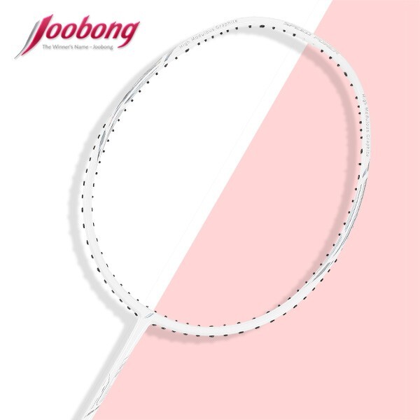 Ракетка для бадминтона Joobong T-Jeibee Pro Racquet 4U(82±2g) G1 Белая без тетивы NWT