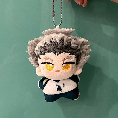 Haikyuu!! Kotaro Bokuto Plush Doll Keychain Anime Collection Doll Pendants Gift - Picture 4 of 4