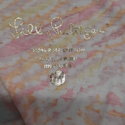 LILLY PULITZER (medium) Loren Short Sleeve 100% Pima Cotton Tini Bikini Dress - Picture 5 of 8