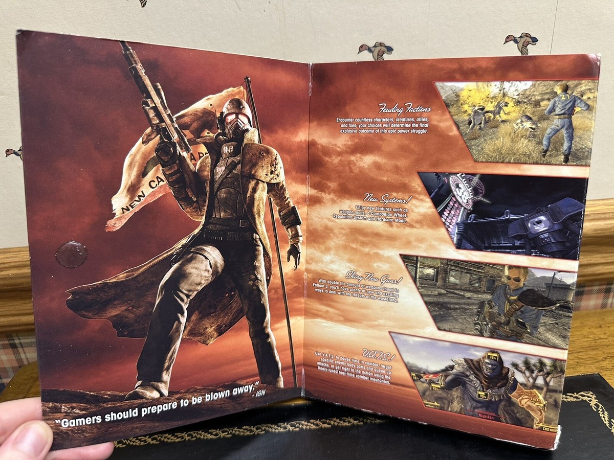 Fallout New Vegas Computer Game Windows PC DVD-ROM w/Slipcover