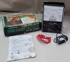 Micronta 43 Range Doubler Multitester 22-204B W/ Box Vintage Radio Shack WORKS!!