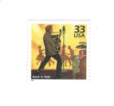 STAMP US SCOTT 3187m "Rock'n Roll" 33 CENT 1999 MNH