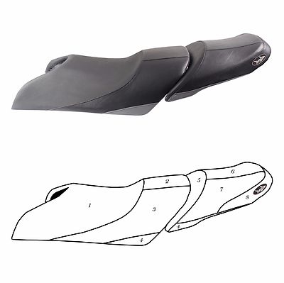 Custom Yamaha 2015 2016 2017 2018 2020 VX110 VX Deluxe VXS Seat Cover Blacktip  