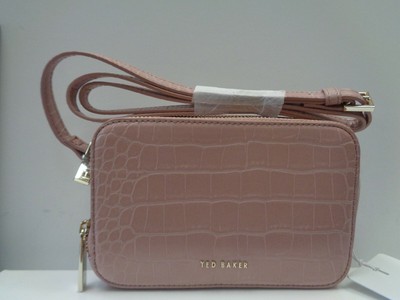 stina croc effect camera bolsa