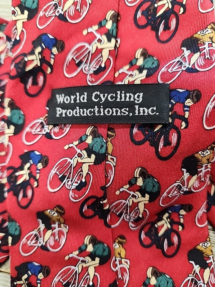 Bicicleta de carretera con corbata de colección para hombre World Cycling Productions Inc. Hecho a mano Foto 4 de 4