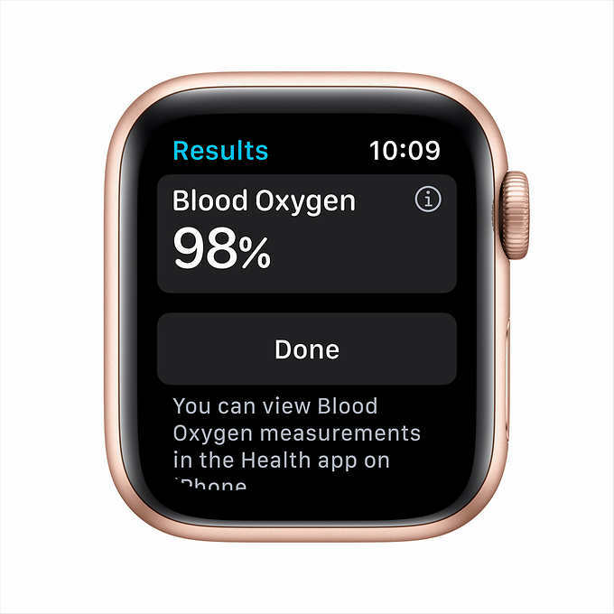 Apple Smart Watch Serie 6 GPS 40 mm MG123LL/A Gold Alu Case Pink