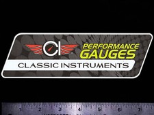 Classic Instruments - Performance Gauges - Original Vintage Racing Decalsticker
