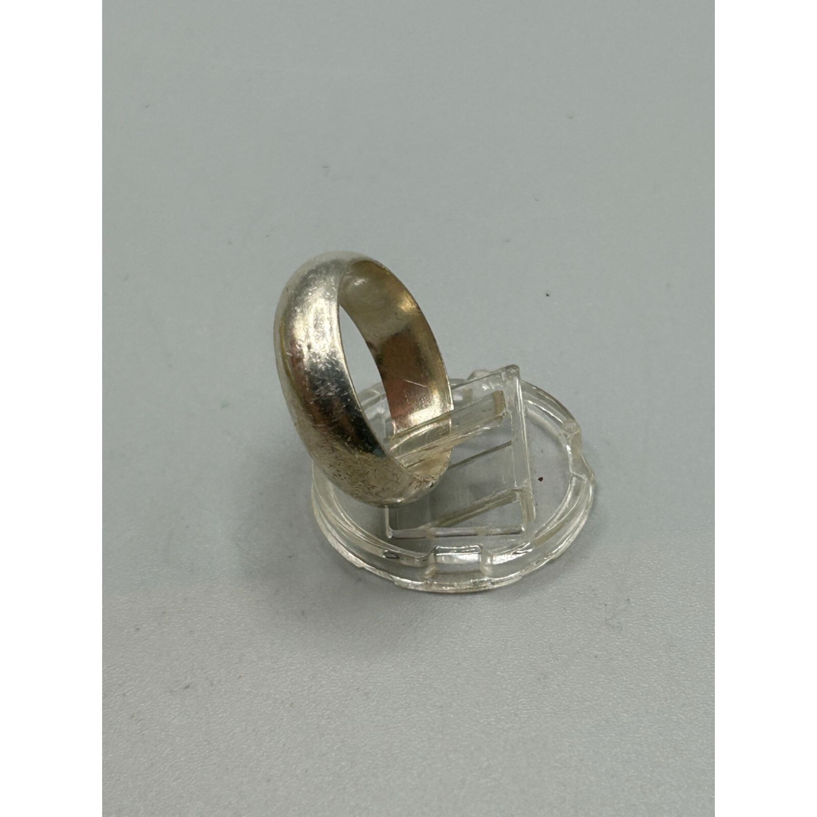 Solid Sterling Silver Band Ring Plain No Design D… - image 3