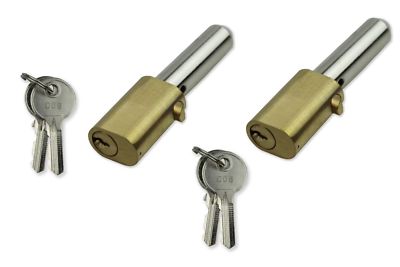 Rollladen Kugelstiftschlösser ovaler Stil (1 Paar auf dem gleichen Schlüssel) 4 Schlüssel 