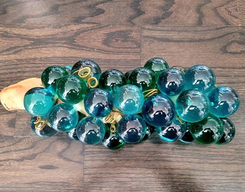 Gran ramo de uvas Lucite vintage en madera a la deriva único retro años 60 70 - Imagen 5 de 12
