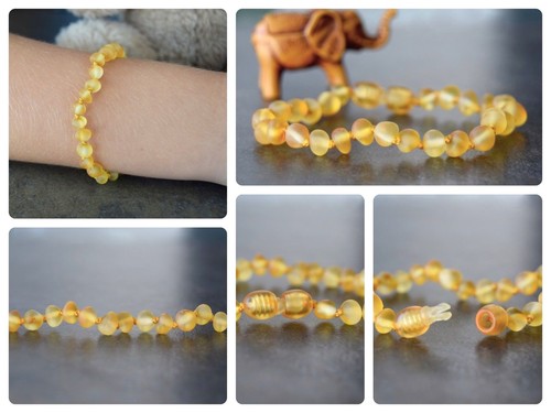 Pulseras o tobilleras de autentico ambar baltico para 15 cm cierres | eBay