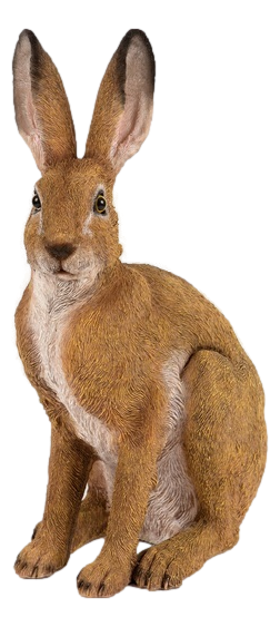 Sitting Hare Garden Ornament Resin Statue Home Décor Resin Frostproof Large