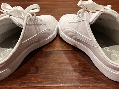 Zapatillas deportivas Puma Carina 371137 de cuero blanco para mujer 8,5 con logotipo - Imagen 9 de 12