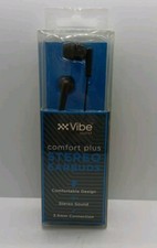 Vibe Sound Stereo Earbuds Black 3.5mm