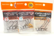 GEECRACK Corn Head Blade/Junior Blade Underspin Strolling Jig Head