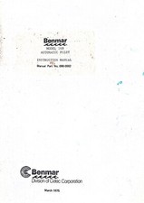 PDF- E Delivery Benmar Model 16B  Automatic Pilot Manual