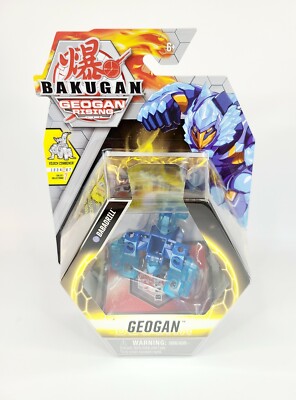Bakugan Geogan Rising BABADRILL #5 Collectible Action Figure & Trading Cards 