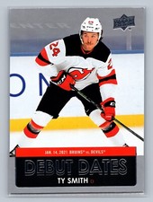 21-22 UD Series 1 Hockey Debut Dates DD-8 Ty Smith