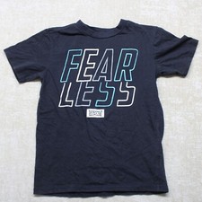 WWE Tapout Youth Boys T-Shirt Top 10 Black Solid Short Sleeve Fearless