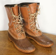 Vintage G.H. BASS & CO. WILTON MAINE Duck Boots. Men’s Size 5 Made in USA