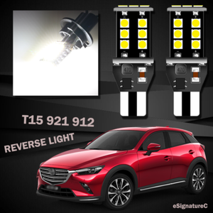 2 X Backup Reverse Light 921 912 T15 15smd Led For Mazda 2 5 Rx8 Cx5 Cx3 White Ebay
