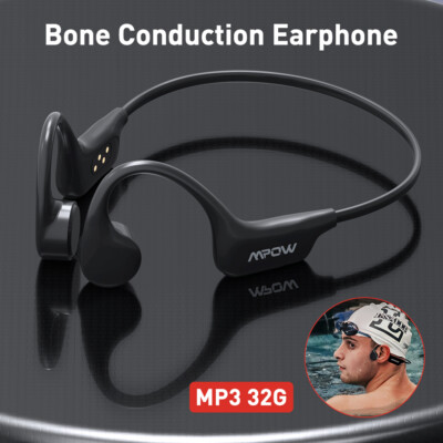 Mpow Bluetooth 5.3 kopfhörer Knochenleitungs-Headphone HIFI Sport Ohrhörer IPX8