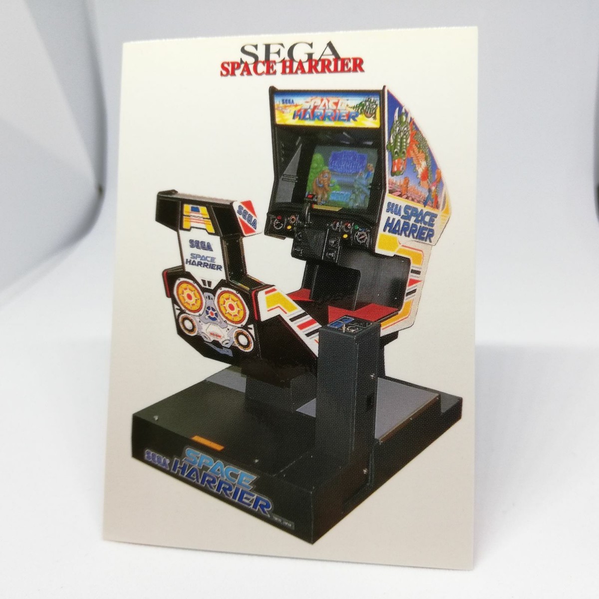 55 Space Harrier Amusement Arcade Game Card SEGA FREAKS trading