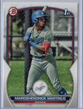 2023 Bowman - Prospects 1st Mairoshendrick Martinus #BP-55 (RC) LA Dodgers