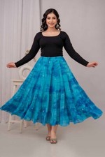 Skirt Gypsy Style Sea Tq LXL