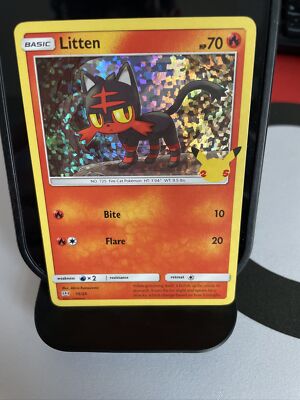litten pokemon card mcdonalds 2021 Pokmon McDonald's Collection 015/025 CGC 9 Mint  Oblivion Collectibles Colorless Artist McDonald's Pokmon Anniversary Cards by
