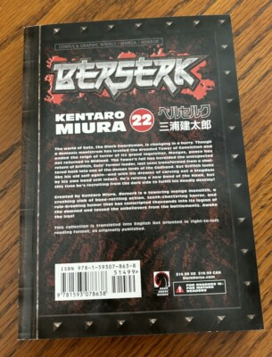 Berserk Volume 22 9781593070212| eBay